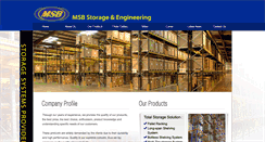 Desktop Screenshot of msbstorage.com